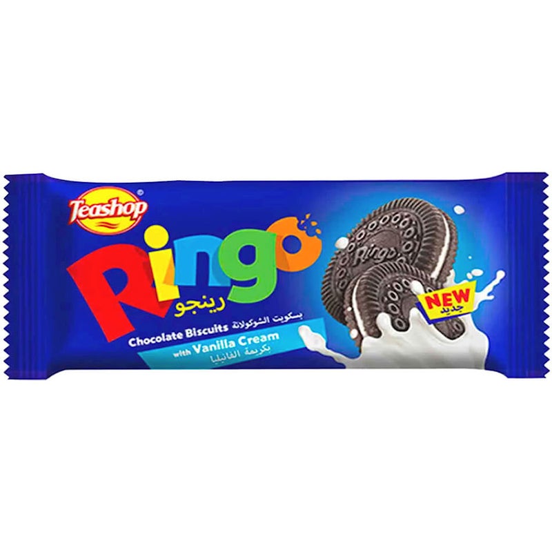 Teashop Ringo Cocoa Biscuit With Vanilla Cream, 38 G